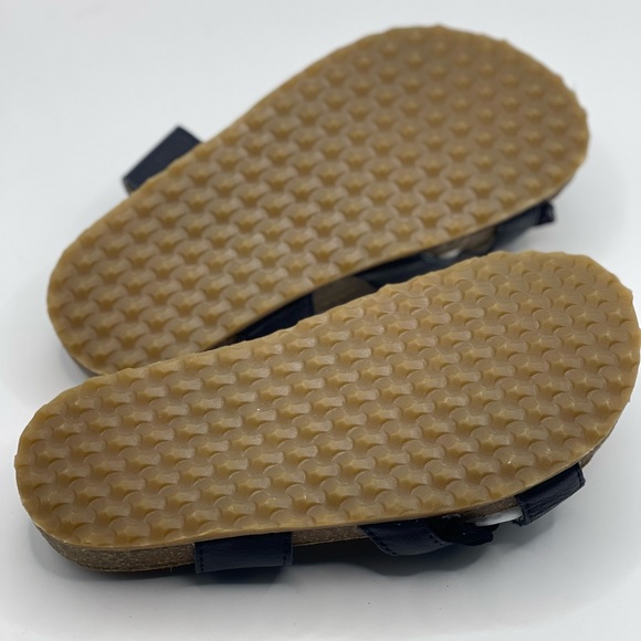 IL GUFO Leather Strap Open Toe Sandals in Navy Blue - Picture 5 of 9